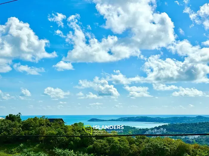 4-bdrm pool villa with jungle and sea views (Bophut)