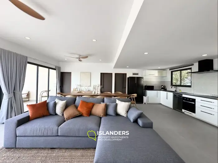 4-bdrm pool villa with jungle and sea views (Bophut)