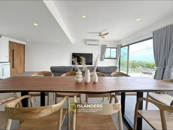 4-bdrm pool villa with jungle and sea views (Bophut)