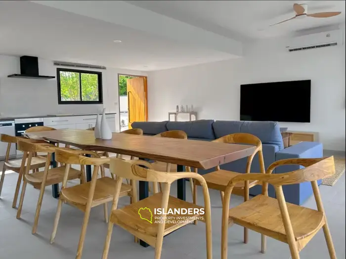4-bdrm pool villa with jungle and sea views (Bophut)