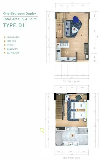 Elite 1-Bedroom Duplex with Garden View in Rawai Beach