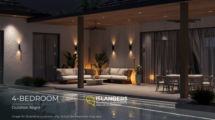 Gorgeous 4-Bedroom Villa with Private Pool and Garden in Layan Beach, Phuket