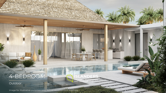 Gorgeous 4-Bedroom Villa with Private Pool and Garden in Layan Beach, Phuket