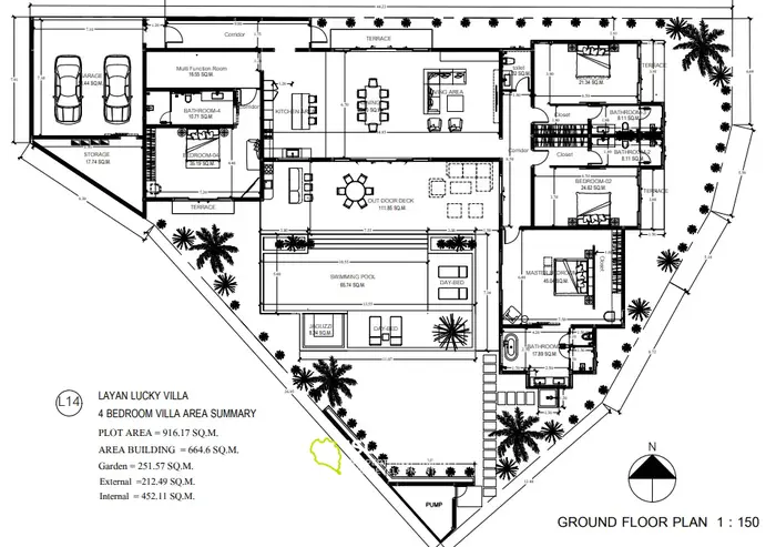 Gorgeous 4-Bedroom Villa with Private Pool and Garden in Layan Beach, Phuket