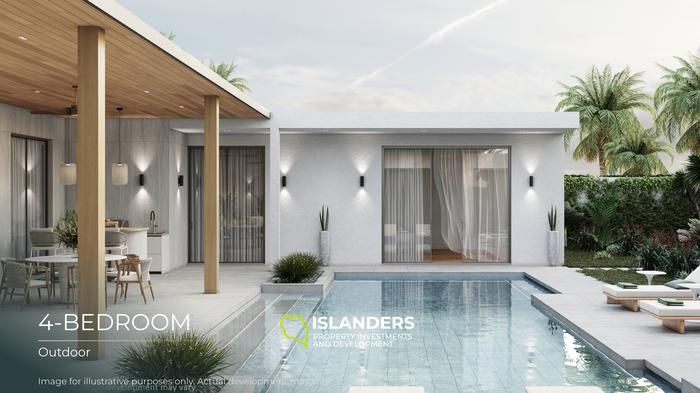 Upscale 4-Bedroom Villa with Stunning Private Pool near Layan Beach