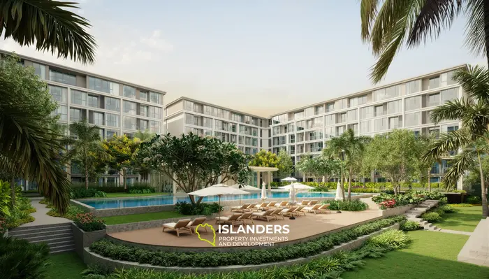 Appartement moderne de 2 chambres à vendre à Bang Tao Beach, Phuket