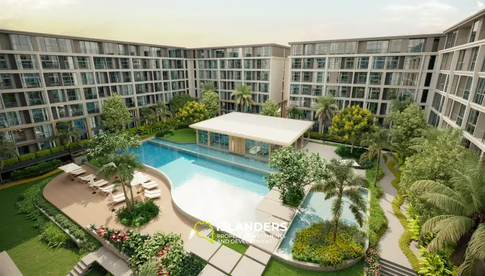 Appartement moderne de 2 chambres à vendre à Bang Tao Beach, Phuket