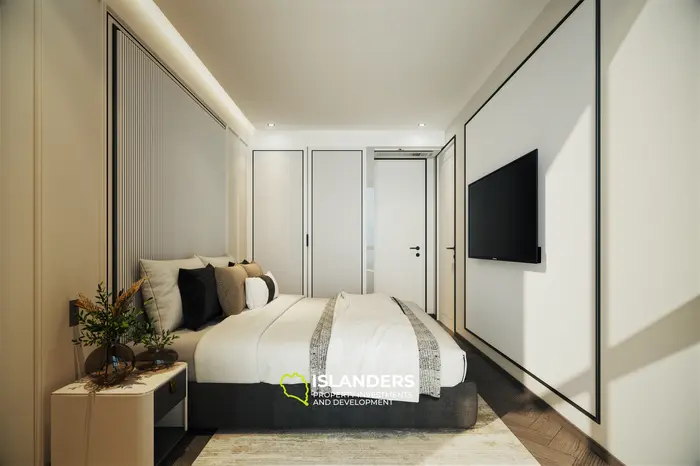 Appartement moderne de 2 chambres à vendre à Bang Tao Beach, Phuket