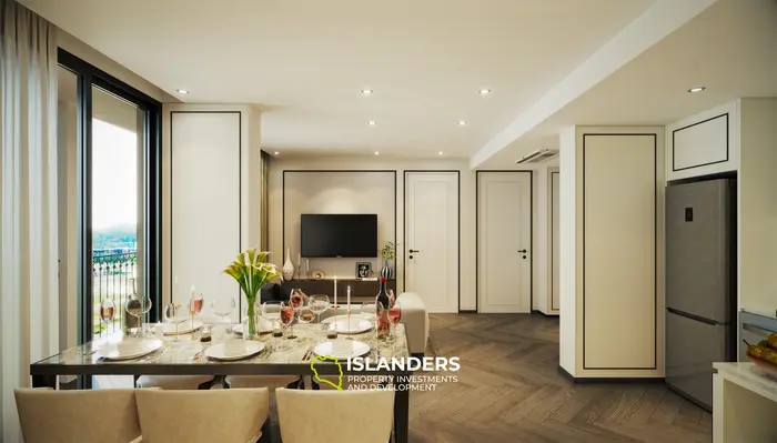 Appartement moderne de 2 chambres à vendre à Bang Tao Beach, Phuket