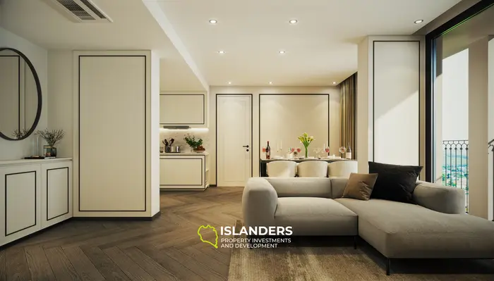 Appartement moderne de 2 chambres à vendre à Bang Tao Beach, Phuket