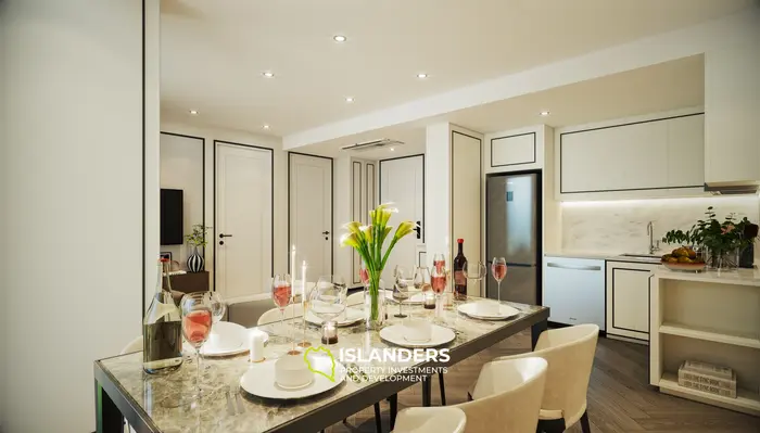 Appartement moderne de 2 chambres à vendre à Bang Tao Beach, Phuket