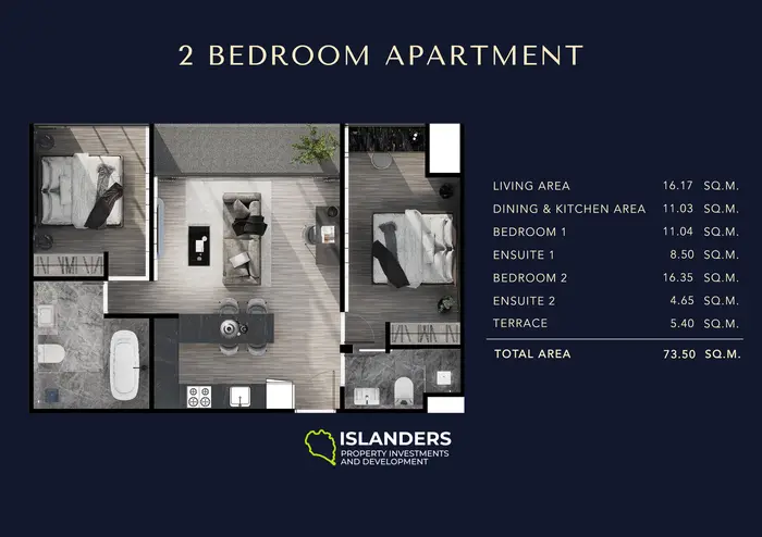 High-End 2-Bedroom Condo with Garden View in Rawai Beach, Phuket