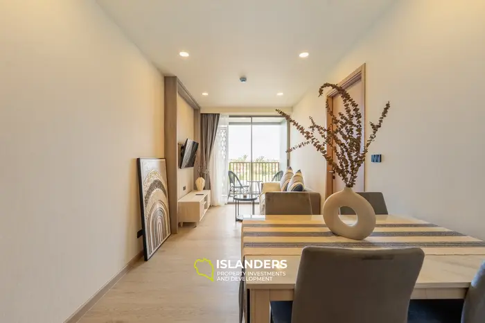 Condominio elegante con vista al golf en el octavo piso de Laguna en Phuket