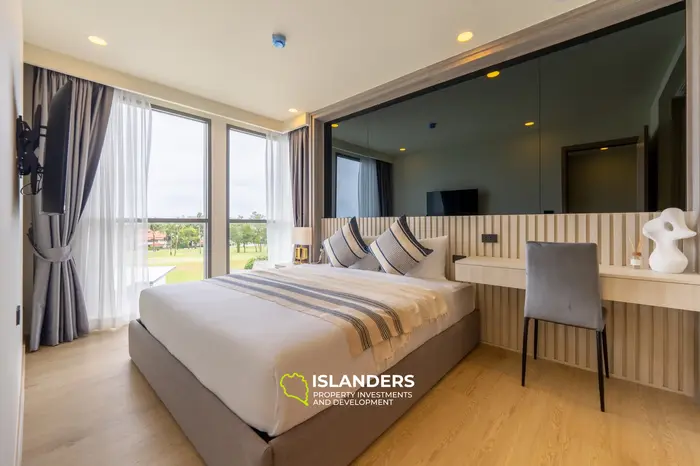 Condominio elegante con vista al golf en el octavo piso de Laguna en Phuket