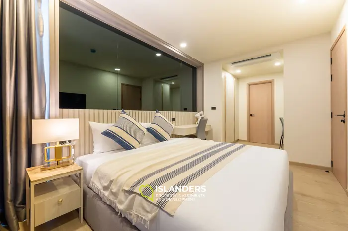 Condominio elegante con vista al golf en el octavo piso de Laguna en Phuket