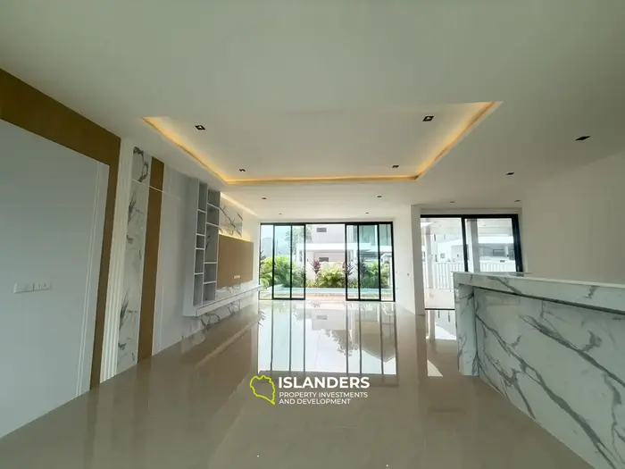 สไตล์นอร์ดิก วิลล่าพูล 3 ห้องนอน (บ่อผุด)