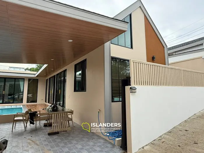 Nordischer Stil 3-Zimmer Poolvilla (Bophut)