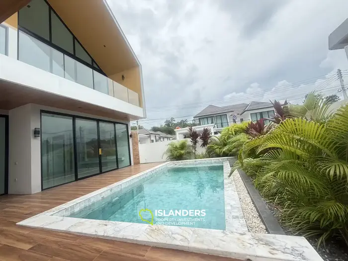 Nordic 3-bdrm villa with saltwater pool (Bophut)