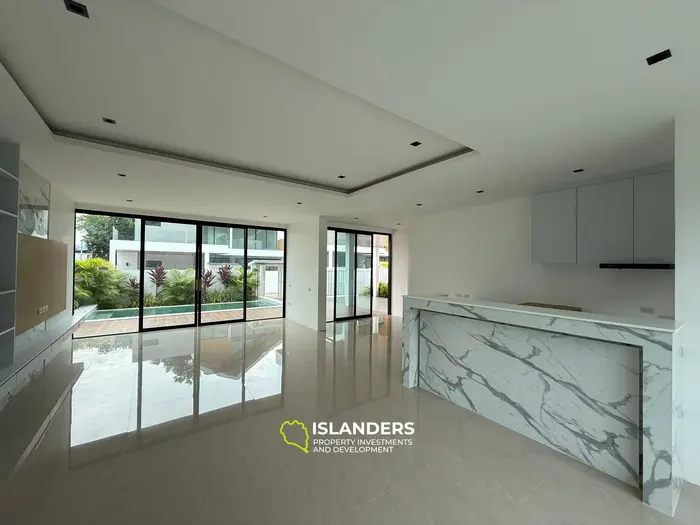 วิลล่า 3 ห้องนอนนอร์ดิกพร้อมสระว่ายน้ำเกลือ (โบฟุต)