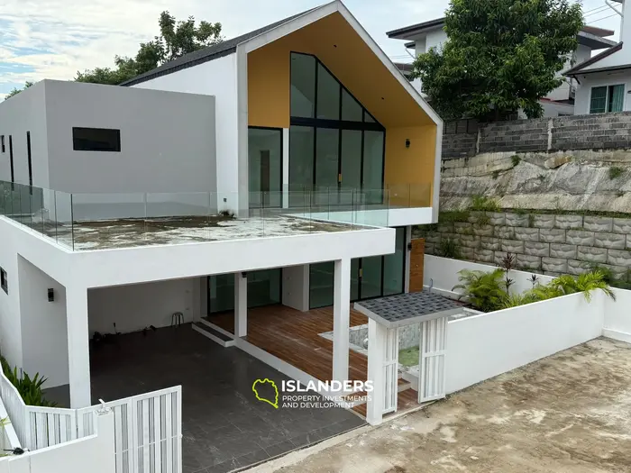 วิลล่า 3 ห้องนอนนอร์ดิกพร้อมสระว่ายน้ำเกลือ (โบฟุต)