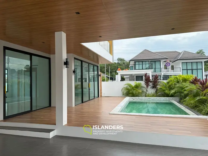 วิลล่า 3 ห้องนอนนอร์ดิกพร้อมสระว่ายน้ำเกลือ (โบฟุต)