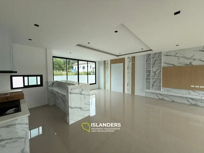 วิลล่า 3 ห้องนอนนอร์ดิกพร้อมสระว่ายน้ำเกลือ (โบฟุต)