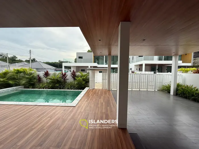 วิลล่า 3 ห้องนอนนอร์ดิกพร้อมสระว่ายน้ำเกลือ (โบฟุต)