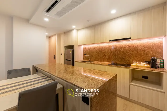 Condominio elegante de 2 habitaciones con vista al golf en el séptimo piso de Laguna en Phuket
