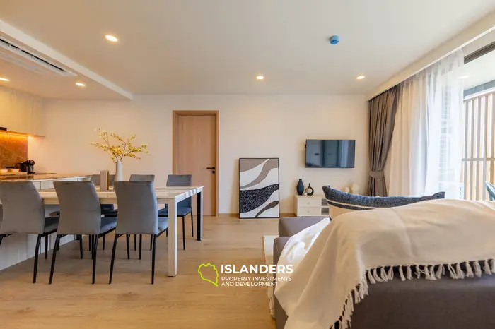 Condominio elegante de 2 habitaciones con vista al golf en el séptimo piso de Laguna en Phuket