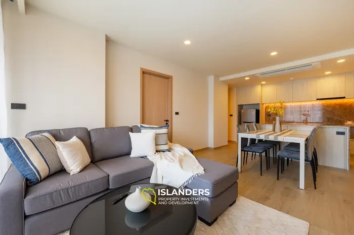 Condominio elegante de 2 habitaciones con vista al golf en el séptimo piso de Laguna en Phuket