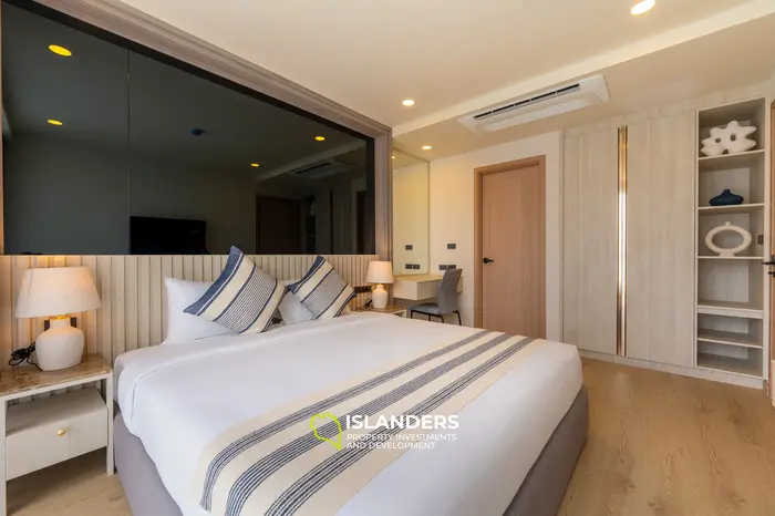 Condominio elegante de 2 habitaciones con vista al golf en el séptimo piso de Laguna en Phuket