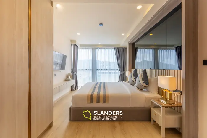 Condominio elegante de 2 habitaciones con vista al golf en el séptimo piso de Laguna en Phuket