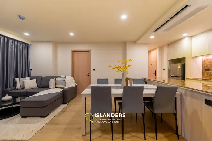 Condominio elegante de 2 habitaciones con vista al golf en el séptimo piso de Laguna en Phuket