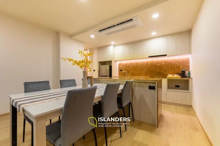 Condominio elegante de 2 habitaciones con vista al golf en el séptimo piso de Laguna en Phuket