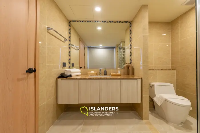Condominio elegante de 2 habitaciones con vista al golf en el séptimo piso de Laguna en Phuket