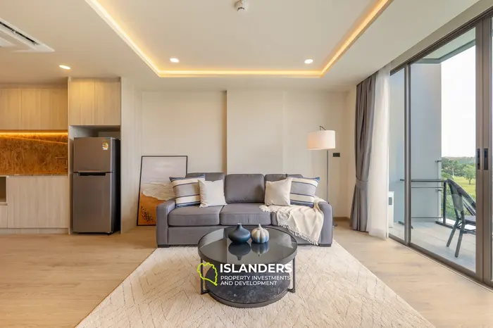 Duplex/Condo élégant avec vue sur le golf au 7ème étage dans la Laguna de Phuket