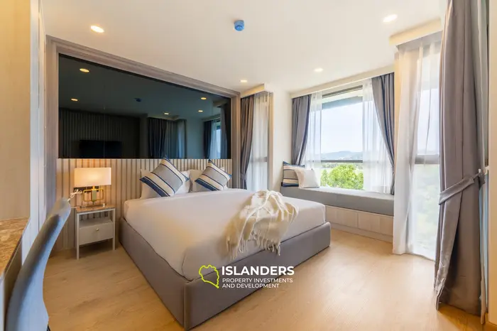 Duplex/Condo élégant avec vue sur le golf au 7ème étage dans la Laguna de Phuket