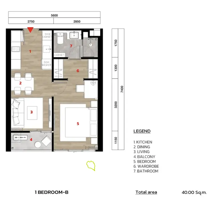 Impresionante condominio tipo B en Laguna de Phuket