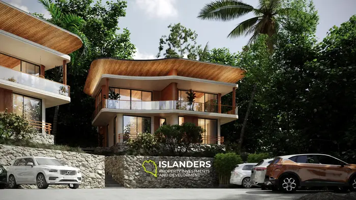 ห้องเพนท์เฮาส์ 3 ห้องนอนสุดหรู Eco-Prime พร้อมวิวทะเลที่สวยงามในชลคลุม!!!