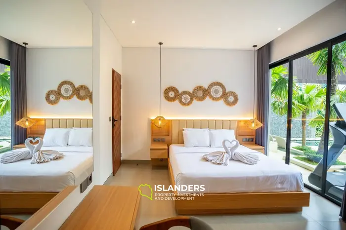 Villa élégante haut de gamme à Ubud avec vue sur le mont Agung