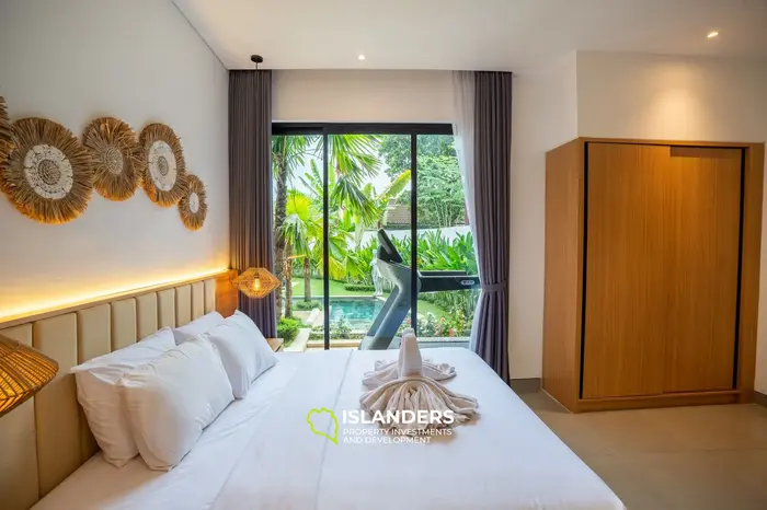 Villa élégante haut de gamme à Ubud avec vue sur le mont Agung