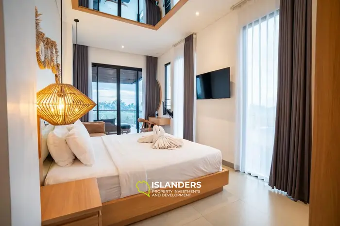 Villa élégante haut de gamme à Ubud avec vue sur le mont Agung