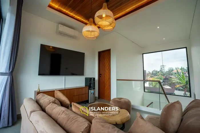 Villa élégante haut de gamme à Ubud avec vue sur le mont Agung