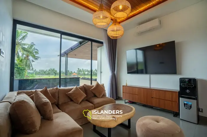 Villa élégante haut de gamme à Ubud avec vue sur le mont Agung