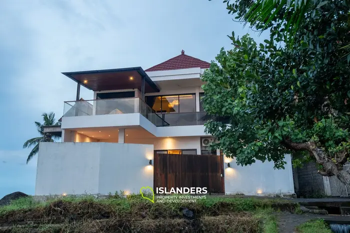 Villa élégante haut de gamme à Ubud avec vue sur le mont Agung