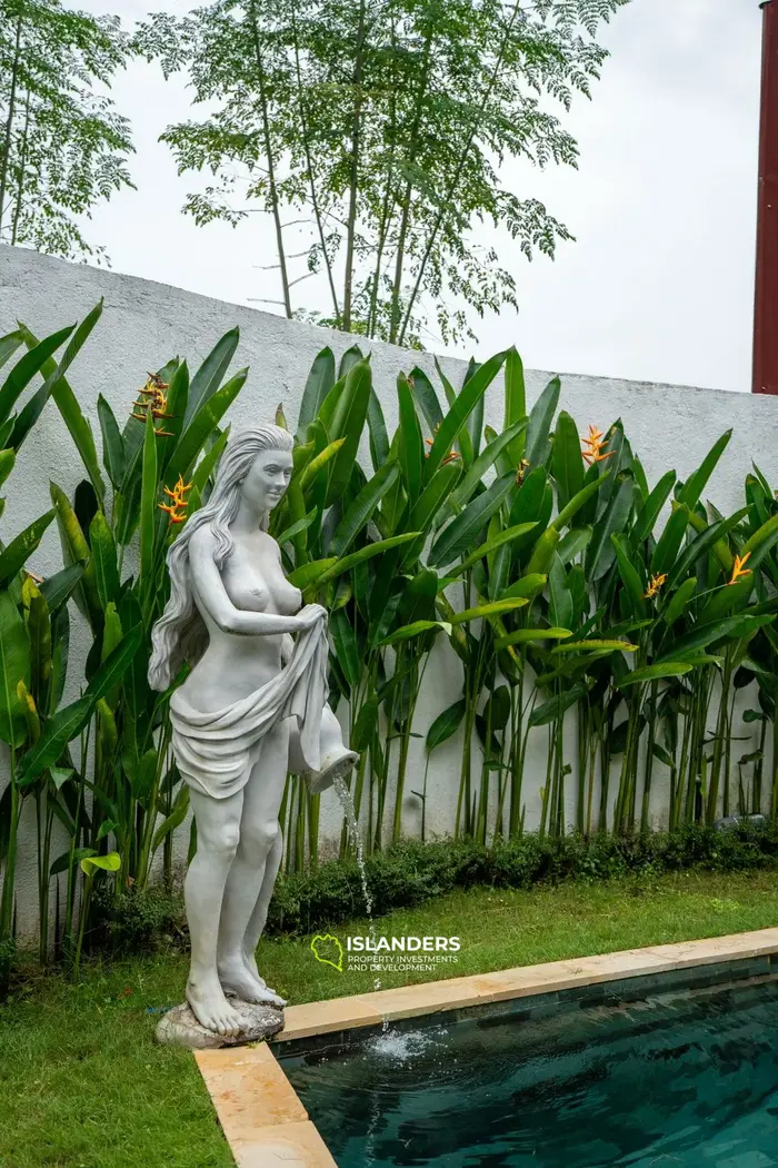 Villa élégante haut de gamme à Ubud avec vue sur le mont Agung