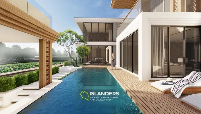 ラグーナプーケットの素晴らしいプールビューを持つ豪華なヴィラ