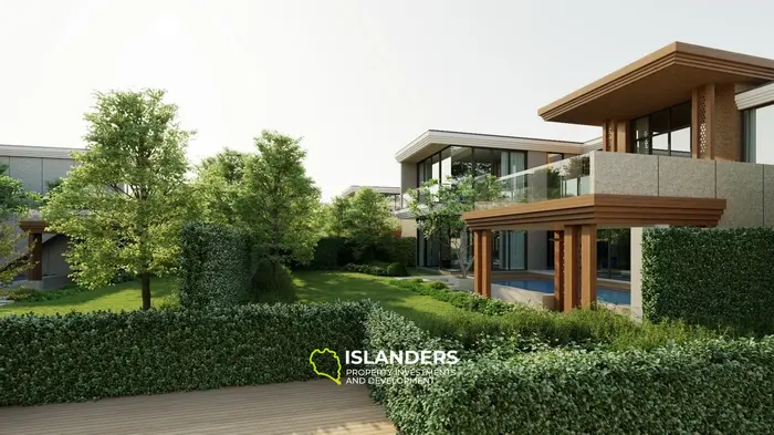 ラグーナプーケットの素晴らしいプールビューを持つ豪華なヴィラ