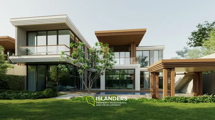 ラグーナプーケットの素晴らしいプールビューを持つ豪華なヴィラ