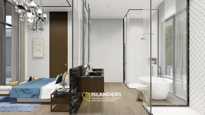 ラグーナプーケットの素晴らしいプールビューを持つ豪華なヴィラ